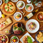 ピザやパスタ、アヒージョに生ハムと言ったイタリアンメニューだけでなく、居酒屋で人気上位を占める飲むには欠かせないおつまみ、枝豆に冷奴、冷やしトマトに唐揚げ、軟骨にポテトフライなども食べ放題!!友人との飲み会だけでなく、会社宴会、合コン、デートなど様々なシチュエーションにご利用いただけます♪