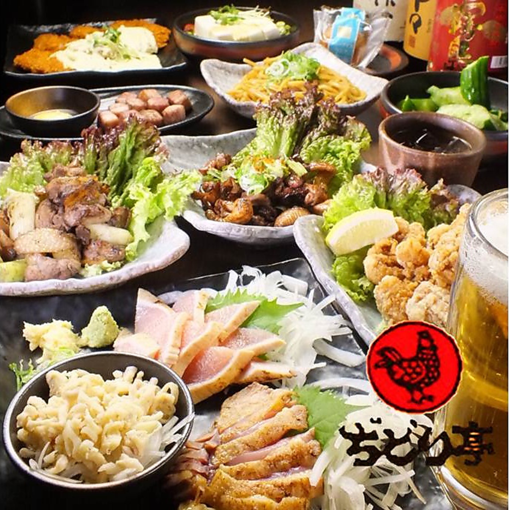 店長おすすめ満足コース4300円は、人気メニューはもちろん、赤霧島・久保田・中々・全梅酒も飲放OK