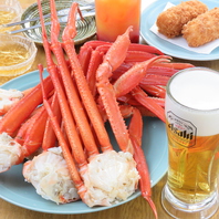 【お子様もお腹一杯に】蟹食べ放題（90分）3800円