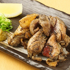 鶏ももの藁焼き
