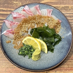 鯛の胡麻和え