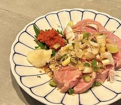 タン刺し・レバ刺し・カシラ刺し・ハツ刺し・のど軟骨刺し