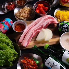 【韓国料理】シガン生サムギョプサル専門店 今池のコース写真