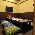 全3つの掘りごたつ半個室席をご用意