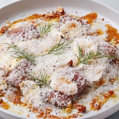 ローストビーフとマッシュルームのサラダ仕立て　～トリュフのドレッシング～