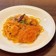 パスタ工房で作る生パスタと特製パスタソース