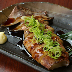 屋台風 イカの炭焼き