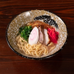 鶏出汁〆の琉球そば