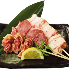 鹿児島三味串盛り合わせ 牛・豚・鶏