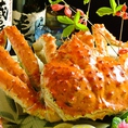飲放付8000円でズワイ蟹の甲羅焼き！
