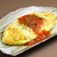 焼きチーズオムレツ