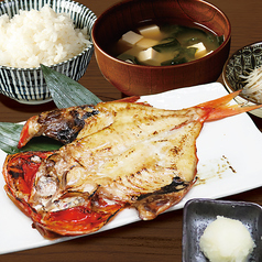 金目鯛開き定食