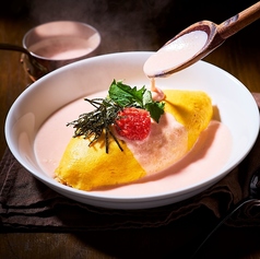 博多明太子クリームオムライス(和風ピラフ)