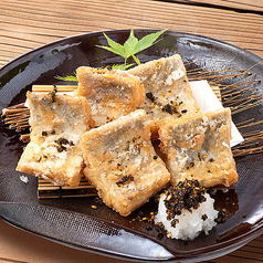 太刀魚　竜田揚げ　生七味添え