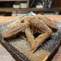 料理メニュー写真&nbsp;手羽先[黒：自家製甘だれ]　5本