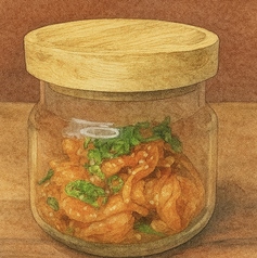 地鶏皮キムチ