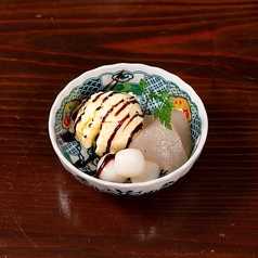 白玉わらび餅の雪見アイス