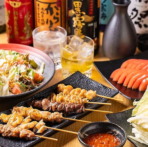 熱々で香ばしい鉄板焼きとキンと冷えたお酒と共に｜昼から通し営業<貸切50名様～>