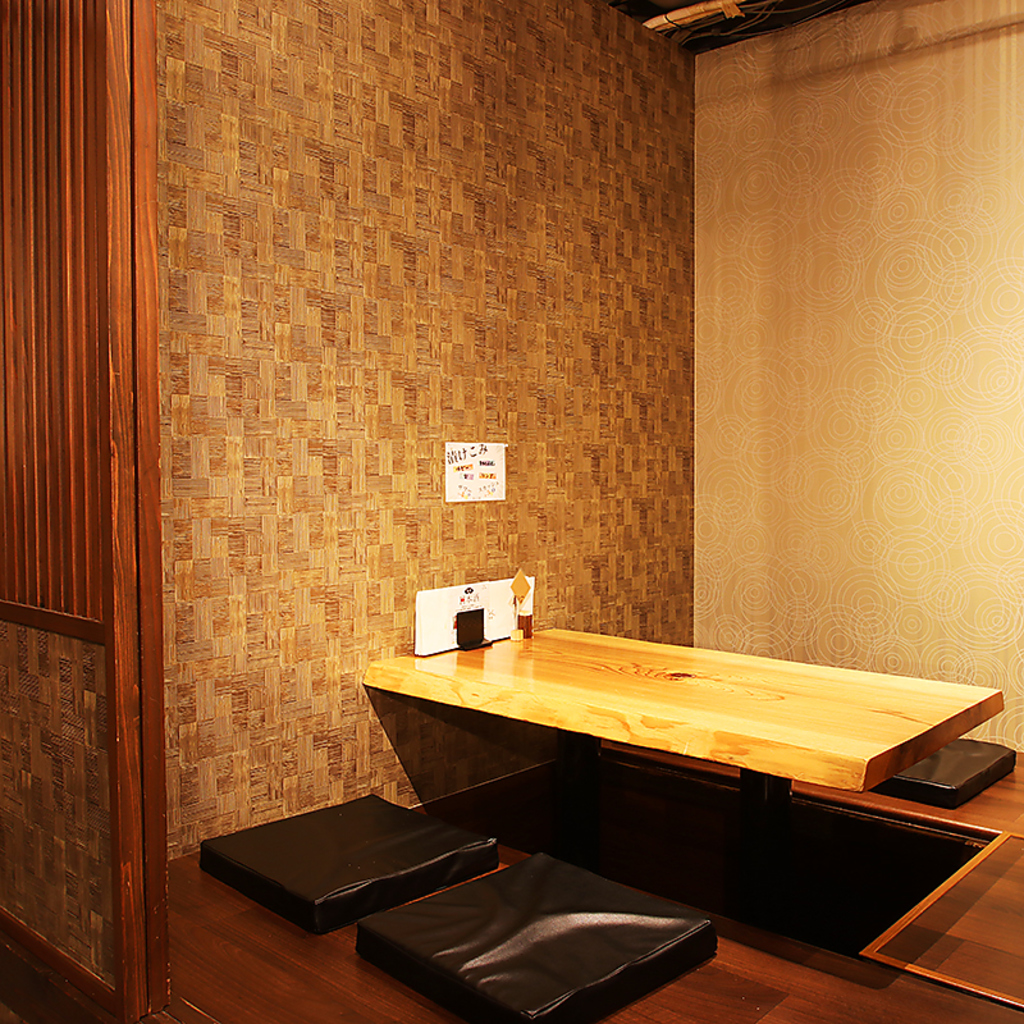 個室・個室風仕切り席完備だから宴にもってこい。