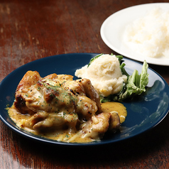 チキンの悪魔風～チーズのせ～-マスタードしょうゆ風味-