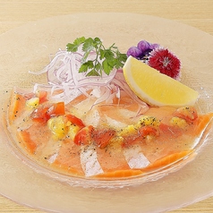 オレンジ香るサーモンカルパッチョ