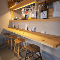 お一人様でも気軽にご来店いただけるアットホームな空間