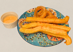 【ハーフ】チュロスポテトとオニオンリング