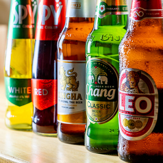 料理だけでなくドリンクの種類も豊富！