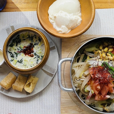 2月のsoy ベジヴィーガンランチは、台湾風　シェンドゥジャン&ビーフンです。