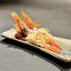 大海老の姿炙り握り　（２貫）