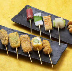 「季節」の串カツ盛り合わせ(5本)