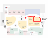 そごう大宮９F、エスカレーター上がってまっすぐです！喫煙所の近くに壁の穴大宮店がございます。