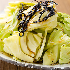 塩昆布キャベツ