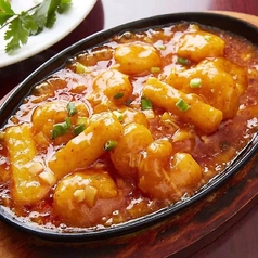 自家製エビチリ