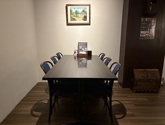 2名席から、4名席、6名席があります。