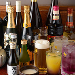 《内容充実の飲み放題メニュー》ビール、チューハイ、カクテル、焼酎など全30種以上をご用意！