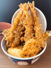 海老四本丼(赤だし付)