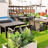 お外で美味しいビールを！