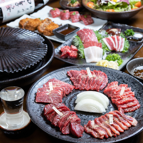 鮮度たっぷりの熊本県産馬肉！低カロリー、低脂肪、低コレステロール、高タンパク♪