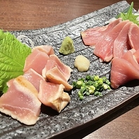 極上知覧鶏を特製九州醤油で楽しめます。