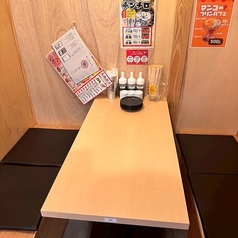 少人数のお集まりも、ゆったり寛げる掘りごたつ席の個室のご利用OK♪居心地の良い空間で、まったりお料理やお酒をお楽しみいただけます☆