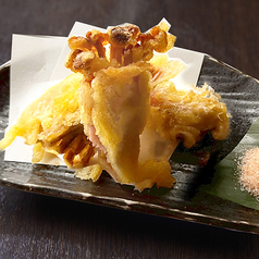 ブラウンえのきの生ハム巻き揚げ