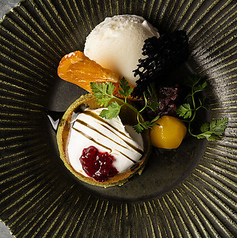 緑茶プリン・ア・ラ・モード