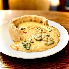 牡蠣とほうれん草のグラタンシカゴ