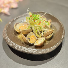 アサリのピリ辛蒸し