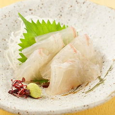 熟成真鯛の造り 6貫