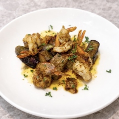 エビのガーリックスパイシーソテー