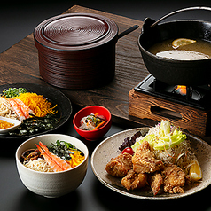 若鶏唐揚げ膳(ディナータイム)
