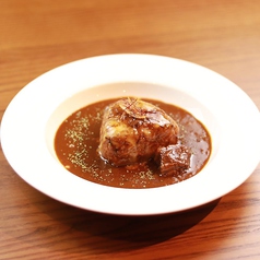 飛騨牛揚げおにぎりチーズカレー