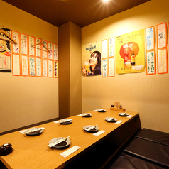 《2F》扉付きのプライベート空間は、飲み会や宴会を盛り上げます！